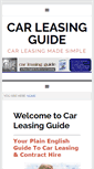 Mobile Screenshot of car-leasing-guide.com